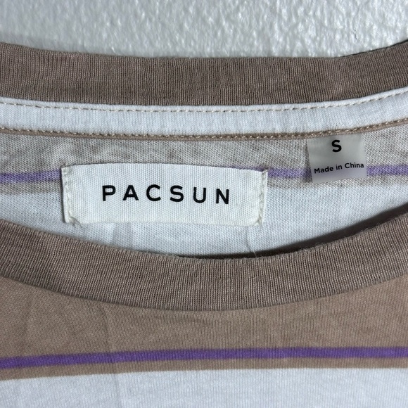 Pacsun Bora Bora Shirt Multicolor Stripe‎ Long Sleeve Shirt Size Small. - Picture 6 of 9